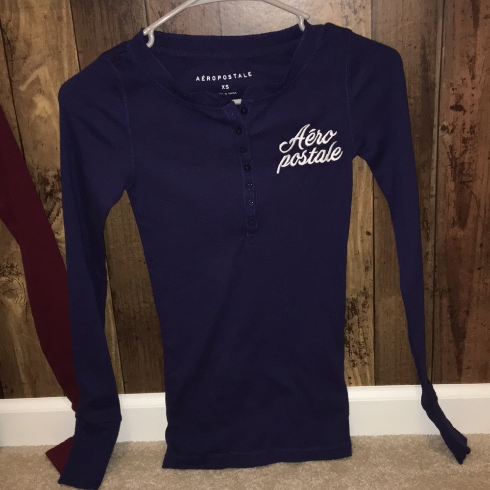 AERO long sleeve tees, $9 EACH or BOTH for $15!! - Picture 2 of 5